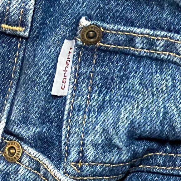 Carhartt 5 pocket relaxed fit Work Jeans Mens Sz 40 W 34” Inseam - Picture 5 of 6